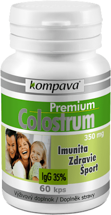 Kapsuly Colostrum Premium 350 mg Kompava