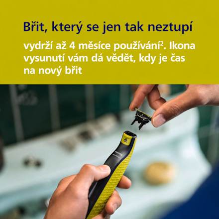 360 blade holicí strojek na tvář QP2724/23 PHILIPS OneBlade