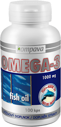 Kapsuly Omega-3 1000 mg Kompava