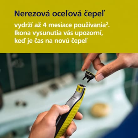 Holiaci strojček na tvár a telo OneBlade 360 blade 5v1 QP2834/23 PHILIPS OneBlade
