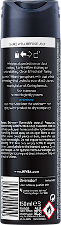 Deodorant spray Black&White invisible Fresh NIVEA MEN