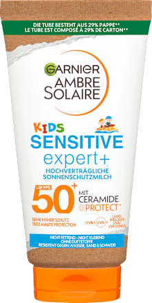 Sonnenmilch Kids Ambre Sensitive LSF 50+ Garnier Ambre Solaire