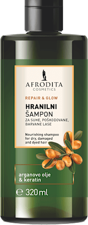 Essence of Nature šampon za suhu i oštećenu kosu Repair & Glow AFRODITA