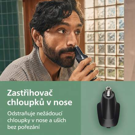 Series 3000 multifunkční zastřihovač na tvář a vlasy 6 v 1 MG3915/15 Philips