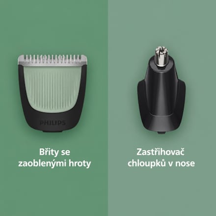 Series 3000 multifunkční zastřihovač na tvář a vlasy 6 v 1 MG3915/15 Philips
