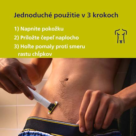 Pánsky holiaci strojček na intímne partie Intimate SkinProtect blade QP1930/20 PHILIPS OneBlade