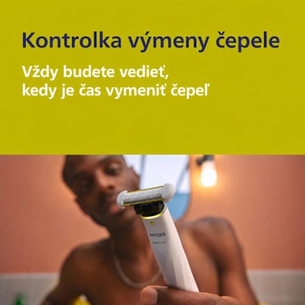 Pánsky holiaci strojček na intímne partie Intimate SkinProtect blade QP1930/20 PHILIPS OneBlade