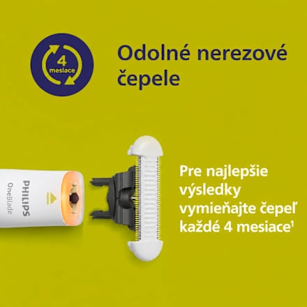 Pánsky holiaci strojček na intímne partie Intimate SkinProtect blade QP1930/20 PHILIPS OneBlade
