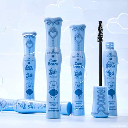 řasenka voděodolná Care Bears Lash PRINCESS false lash effect mascara 01 No Rain, No Rainbow essence