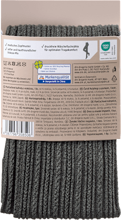 Strumpfhose mit Viskose & Zopf-Muster grau Gr. 38/40 Fascino