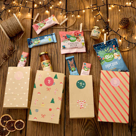 Nürnberger Lebkuchen, glasiert, Adventskalender zum Selbstgestalten 2026 dmBio