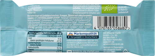 Winterriegel Zartbitter & Lebkuchengewürz, Adventskalender zum Selbstgestalten 2026 dmBio