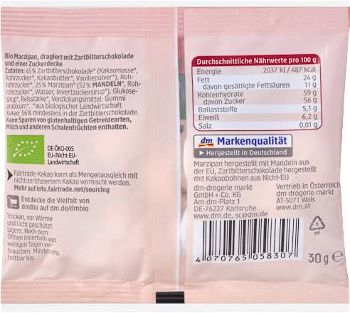 Schneebälle Marzipan, Adventskalender zum Selbstgestalten 2026 dmBio