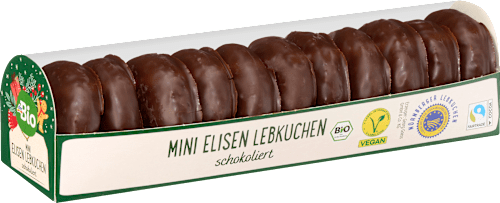 Lebkuchen, Elisen schokoliert, mini dmBio