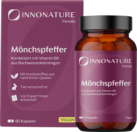  Mönchspfeffer + Vitamin B6 Kapseln 60 St INNONATURE