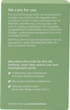 Mikrobiom Flora Kapseln 30 St INNONATURE