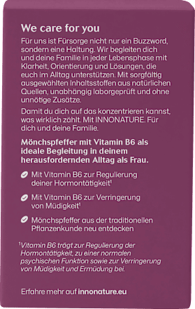  Mönchspfeffer + Vitamin B6 Kapseln 60 St INNONATURE