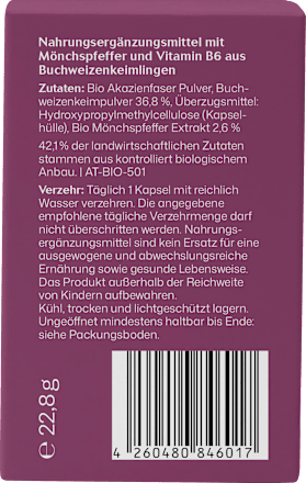  Mönchspfeffer + Vitamin B6 Kapseln 60 St INNONATURE