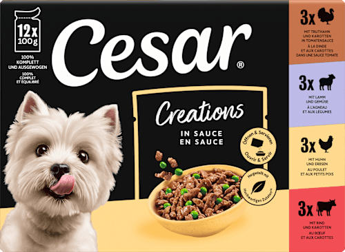 Nassfutter Creations in Sauce Cesar