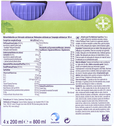 Fortimel PlantBased Trinknahrung Erbse frische Note 4 x 200 ml Fortimel