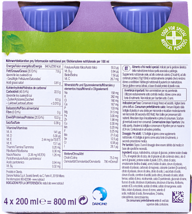  Fortimel PlantBased Trainknahrung Kürbis-Karotte 4 x 200 ml Fortimel