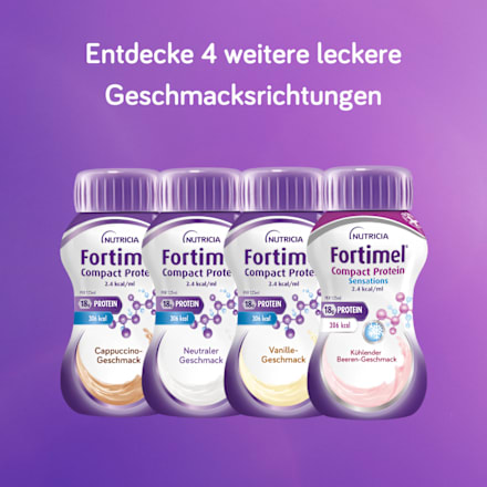 Fortimel Compact Protein Trinknahrung kühlende Kokosnuss 4 x 125 ml Fortimel