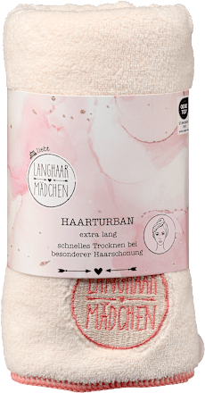 Hajturbán nedves hajra LANGHAARMÄDCHEN