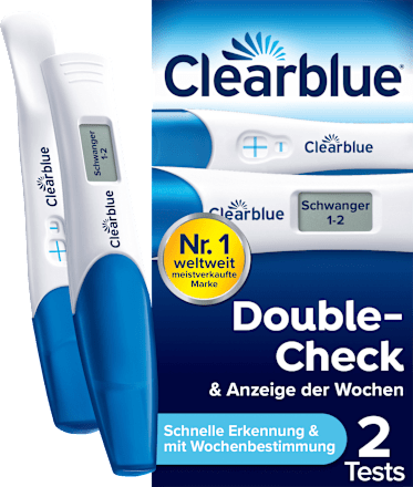 Schwangerschaftstest Double Check Clearblue