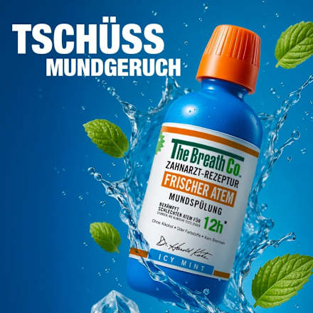 Mundspülung Frischer Atem Icy Mint The Breath Co