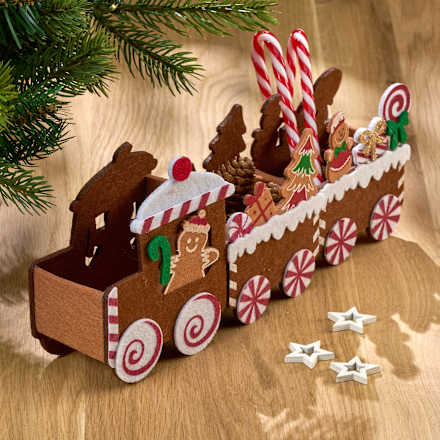 Filzzug Lebkuchen Dekorieren & Einrichten