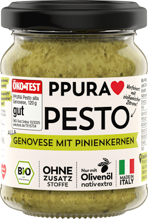 Pesto, alla Genovese mit Pinienkernen PPURA