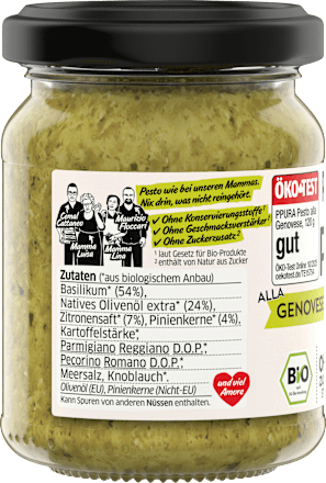 Pesto, alla Genovese mit Pinienkernen PPURA