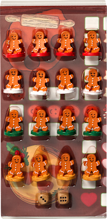 Brettspiel Weihnachtsbäcker mit Lebkuchenmännchen Dekorieren & Einrichten