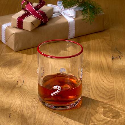Trinkglas Zuckerstangen (400 ml) Dekorieren & Einrichten