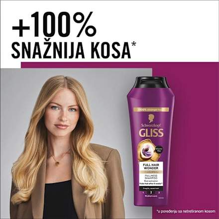 FULL HAIR WONDER šampon za kosu Schwarzkopf GLISS