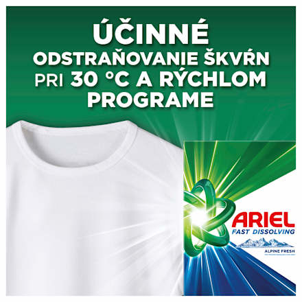 Prací prášok Alpine Fresh Ariel