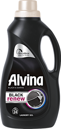 Гел за черно пране Black Renew, 24 пранета Alvina