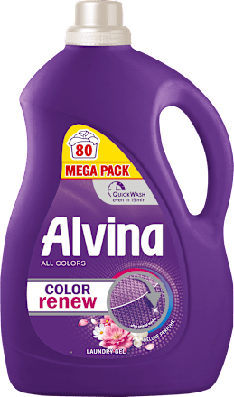 Препарат за цветно пране Deluxe Perfume, 80 пранета Alvina