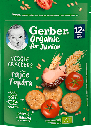 Hrskavi kreker od pšenice sa rajčicom Gerber Organic