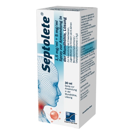 Septolete 1.5mg/ml+5mg/ml Spray Septolete