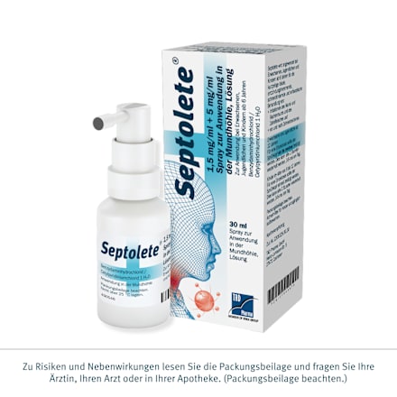Septolete 1.5mg/ml+5mg/ml Spray Septolete