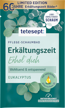 Schaumbad Erkältungszeit tetesept