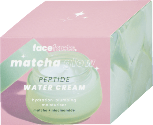 Pleťový gél-krém matcha glow Peptide Water facefacts