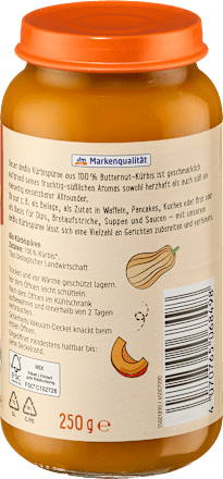 Kürbispüree dmBio