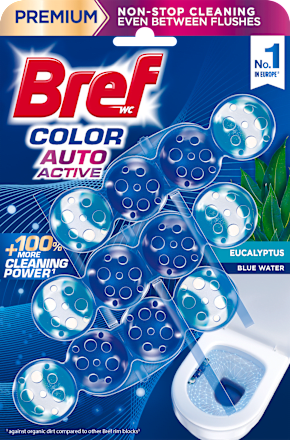 Zawieszka do WC Color Auto Active Eukaliptus, 3x50g Bref