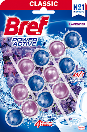 Zawieszka do WC Power Aktiv, lawenda Bref