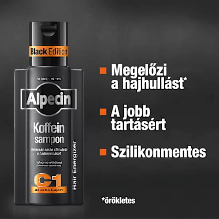 Koffein sampon C1 Black Alpecin