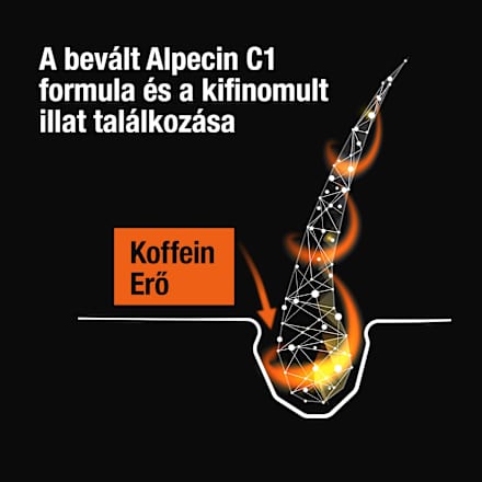 Koffein sampon C1 Black Alpecin