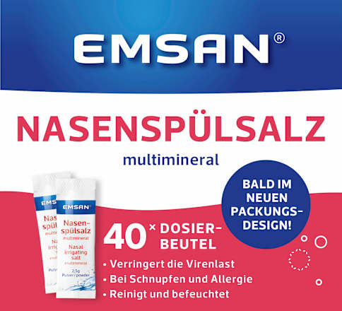 Nasenspülsalz multimineral Dosierbeutel Emsan