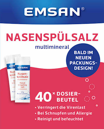 Nasenspülsalz multimineral Dosierbeutel Emsan
